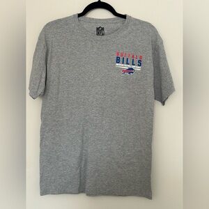 Buffalo Bills Men’s Gray Graphic T-Shirt NFL AFC Logo Size Medium